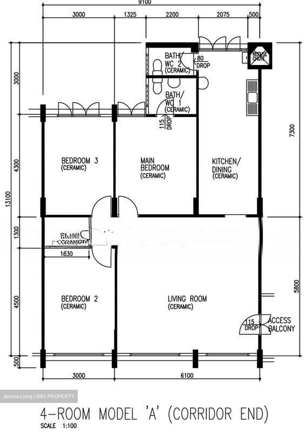 Blk 427 Yishun Avenue 11 (Yishun), HDB 4 Rooms #581512691